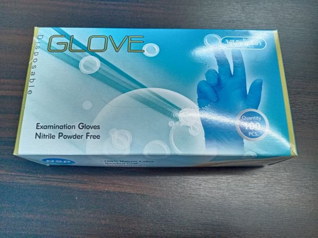ถุงมือแพทย์ไม่มีแป้ง (Latex Gloves Powder Free)